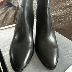 Lucky Brand Sleek Black Ankle Booties